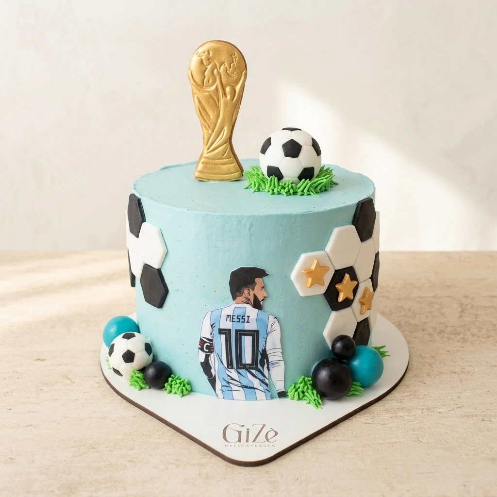 Lionel Messi 10 · Campeón del Mundo & Tres Estrellas - Vista Principal