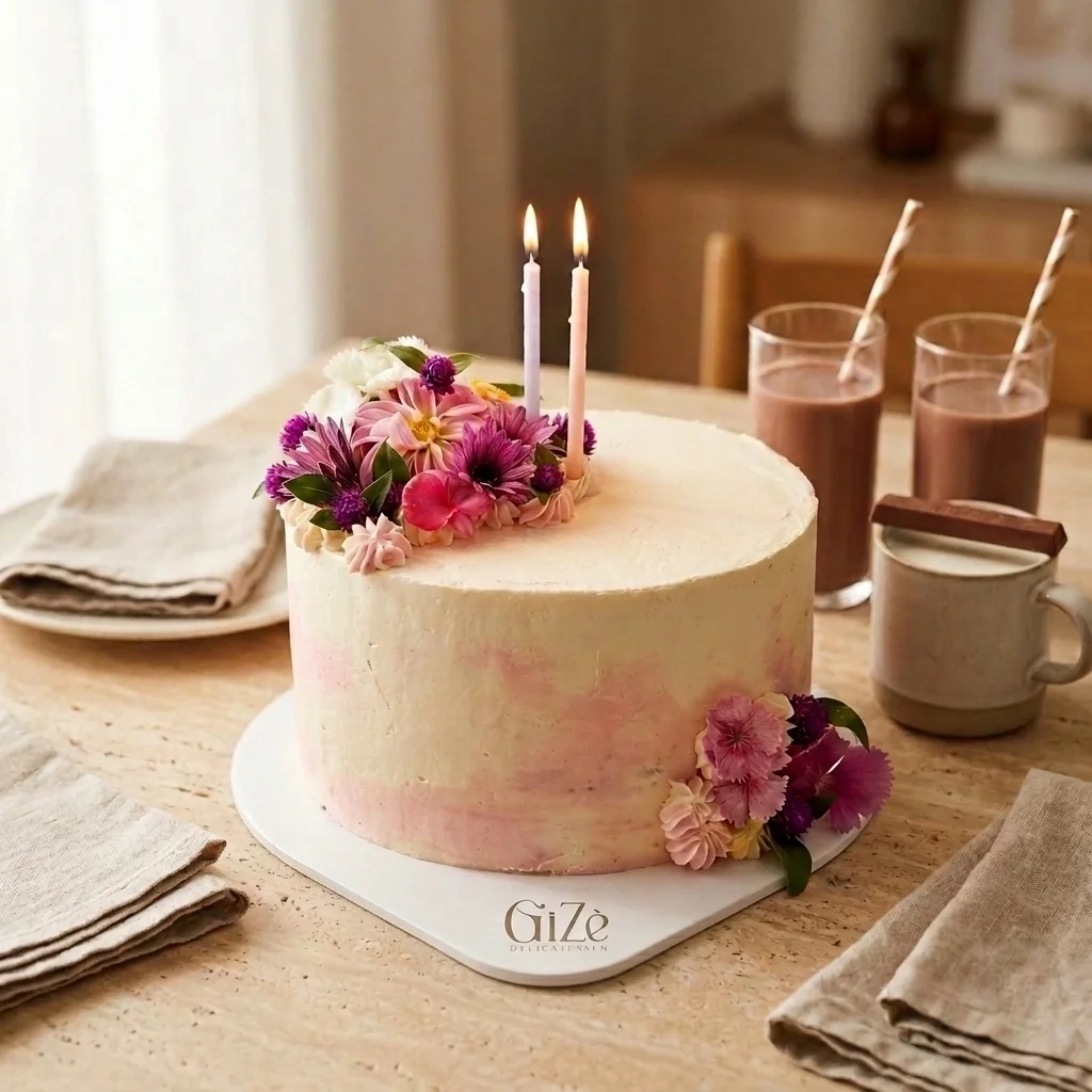 Merienda Distinguida y Familia Torta de Buttercream GiZè