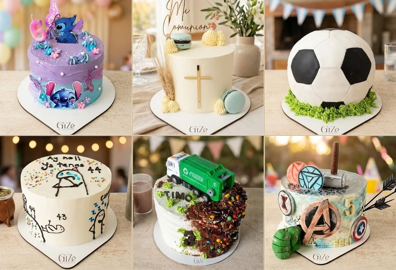 Colección Tortas Temáticas GiZè - 6 Universos de Celebración en Córdoba