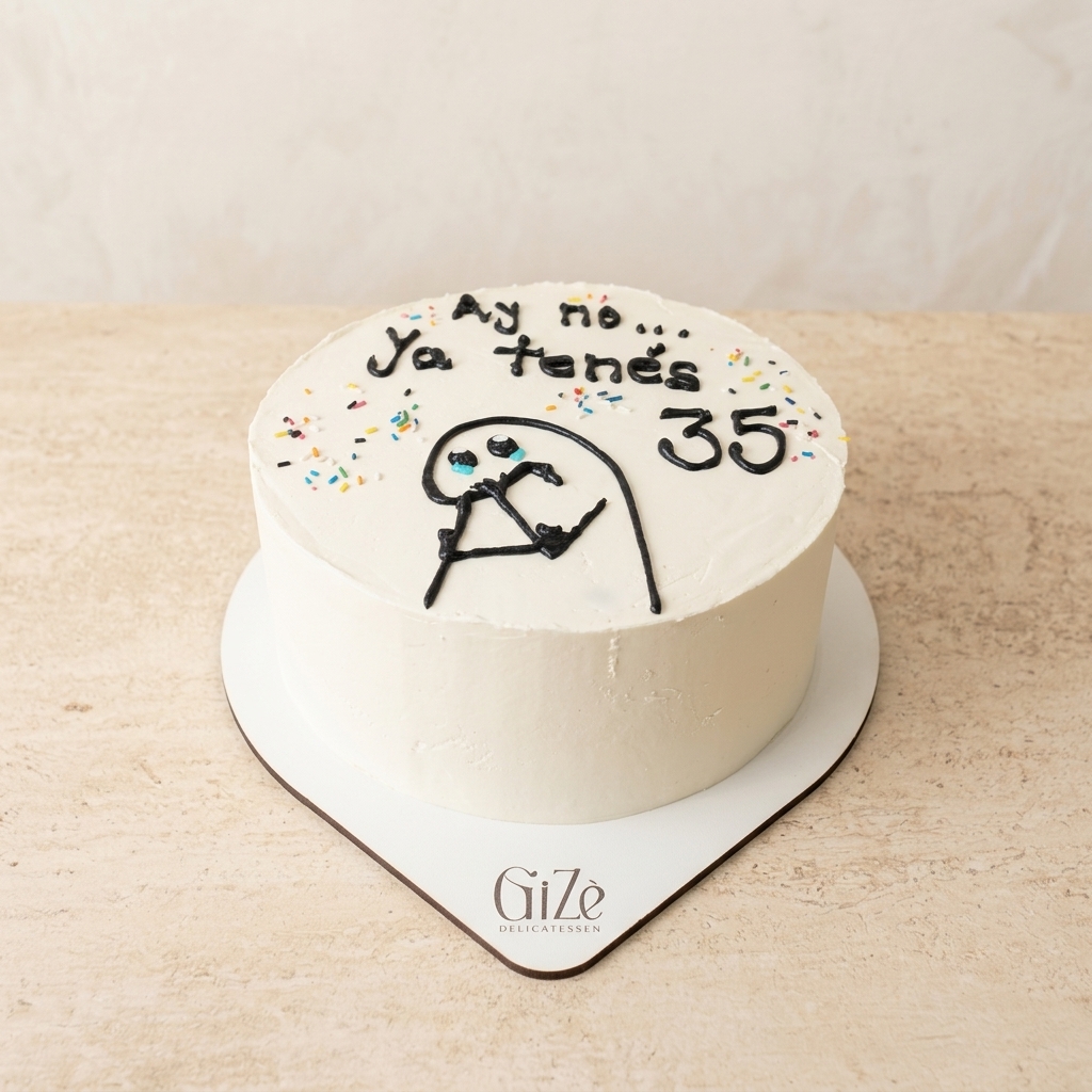 Torta de Celebración & Frases Cómicas (Humor & Tendencia) - Pastelería Artesanal GiZè en Córdoba