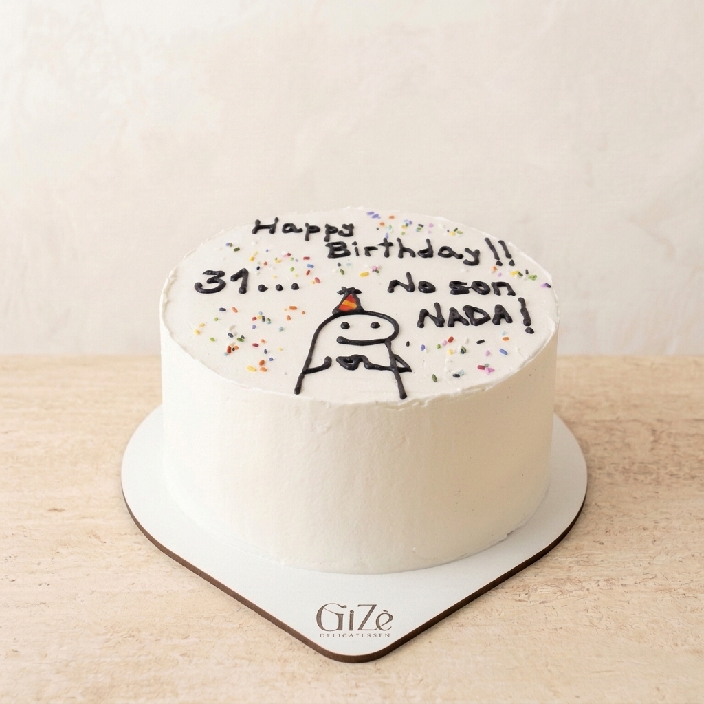 Torta de Celebración & Frases Cómicas (Humor & Tendencia) - Pastelería Artesanal GiZè en Córdoba