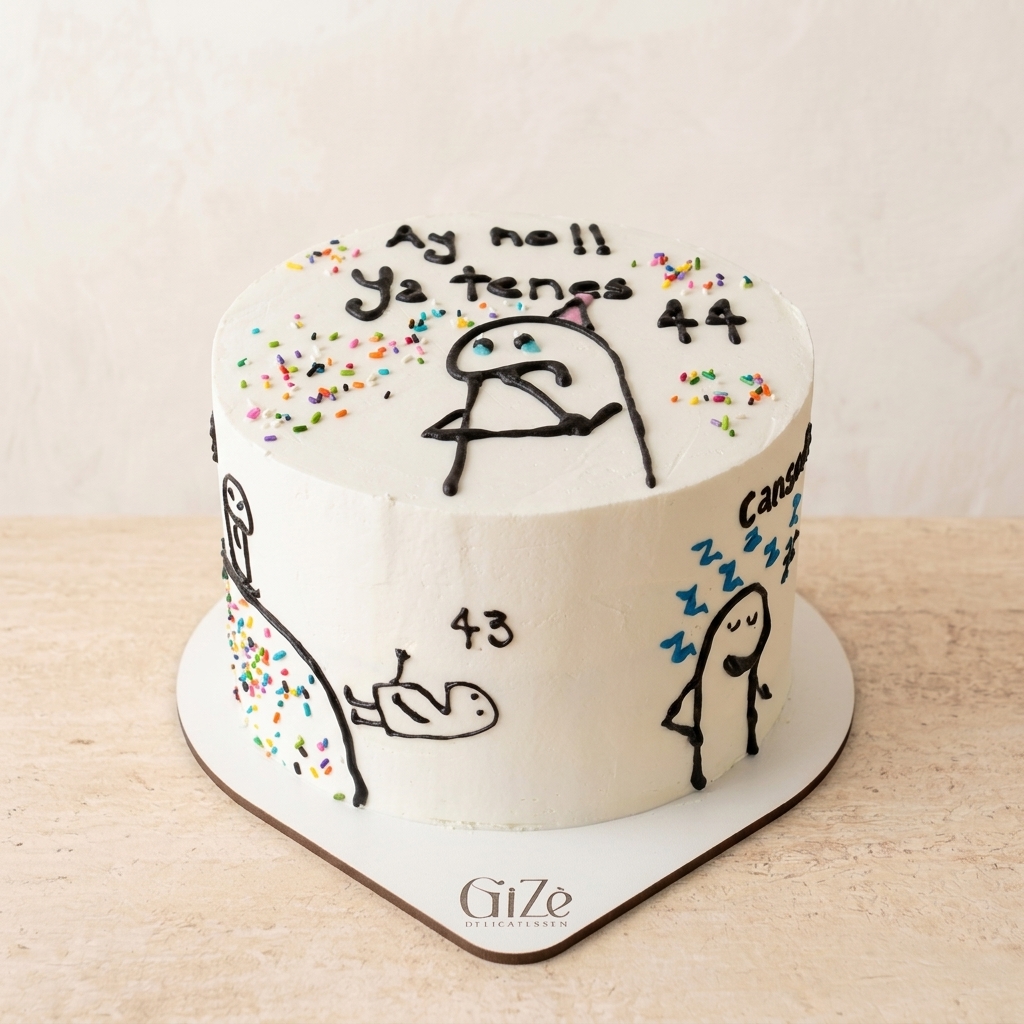 Torta de Celebración & Frases Cómicas (Humor & Tendencia) - Pastelería Artesanal GiZè en Córdoba