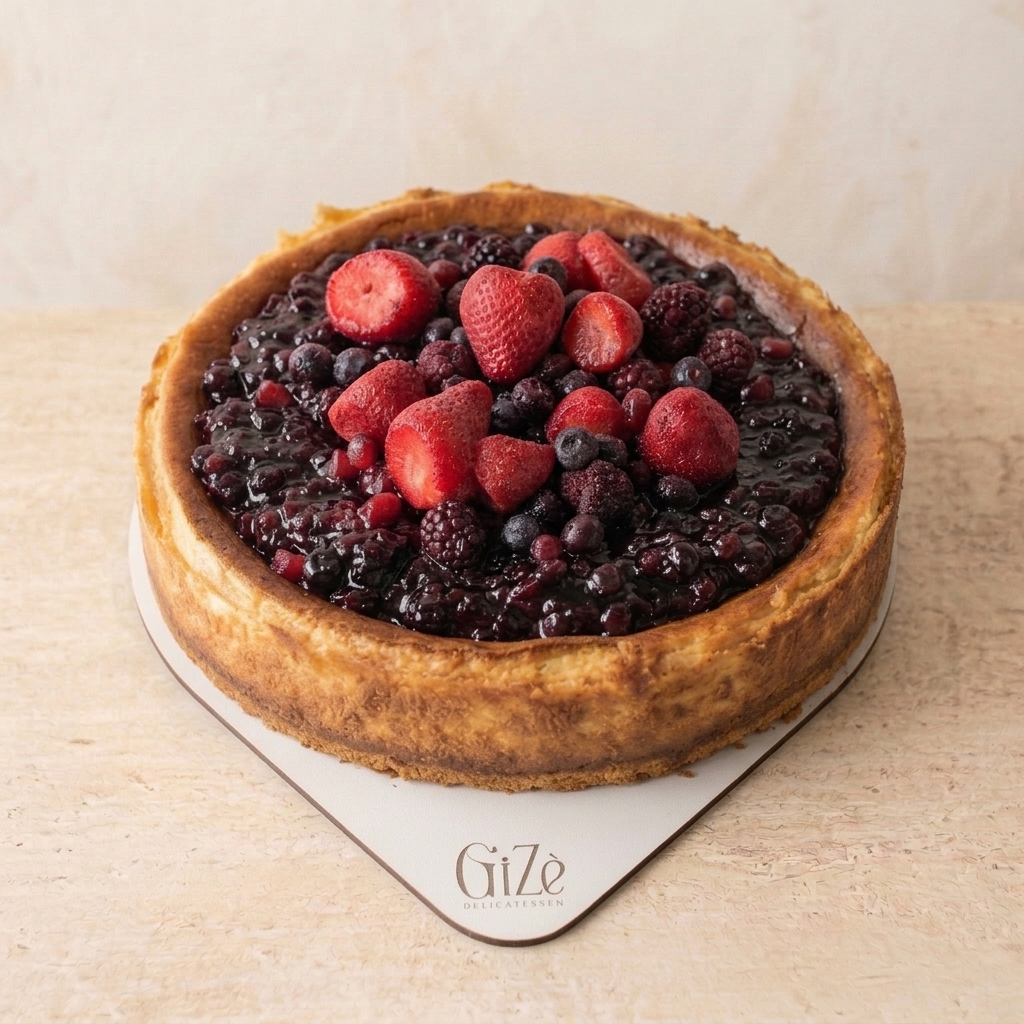 Cheesecake NY Horneado — Vista Diagonal Superior