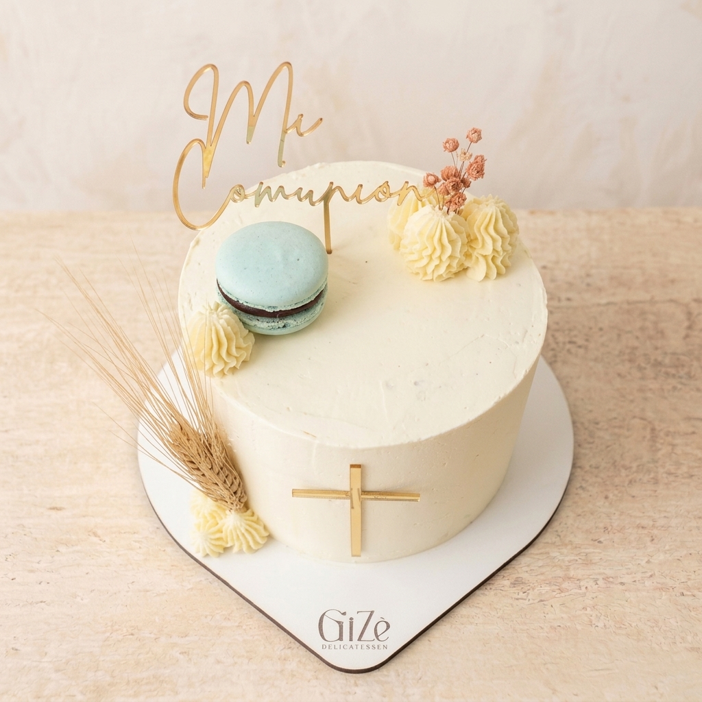 Torta de Bautismo, Comunión & Celebraciones — Vista Diagonal Superior
