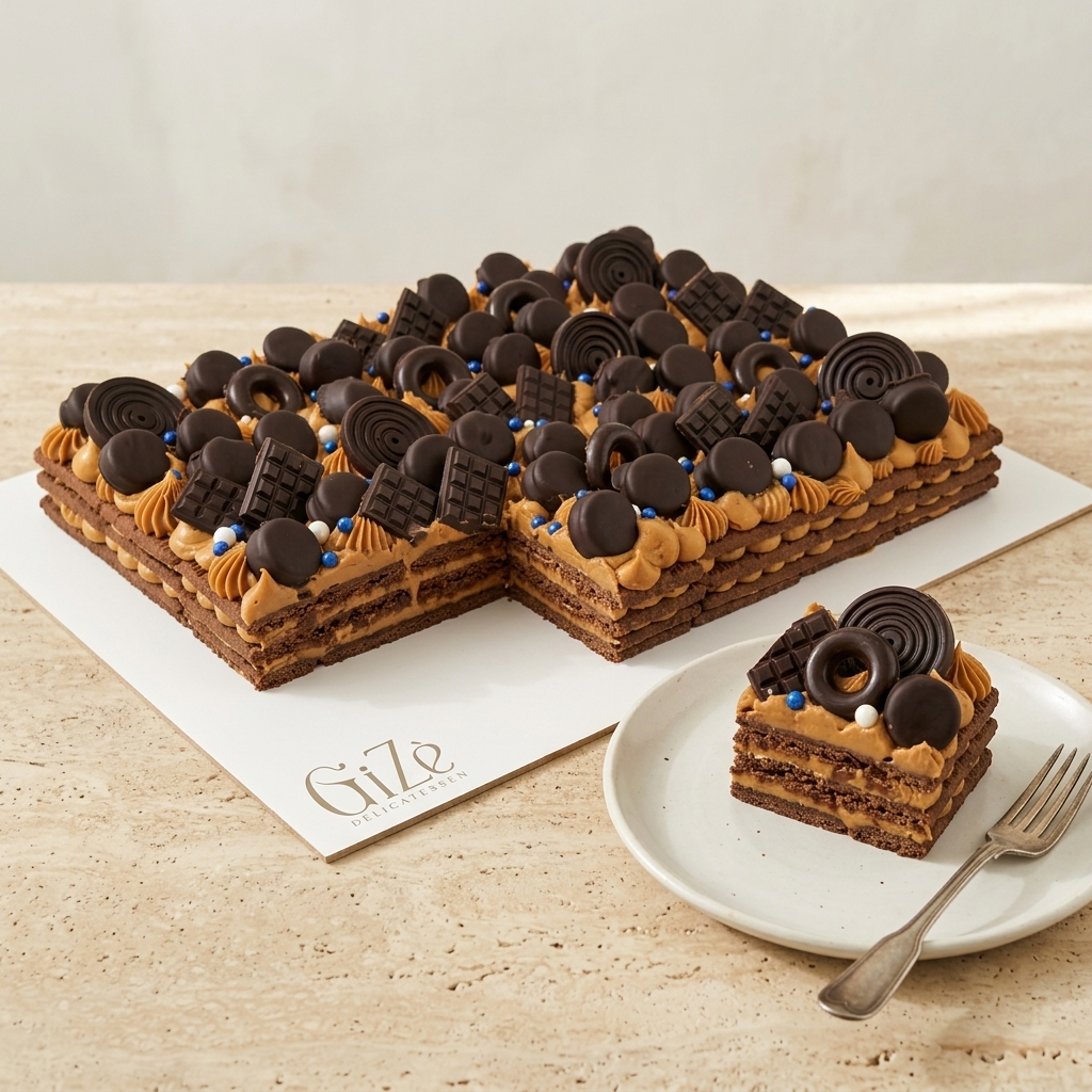 Chocotorta Tradicional — Porción Servida en Plato