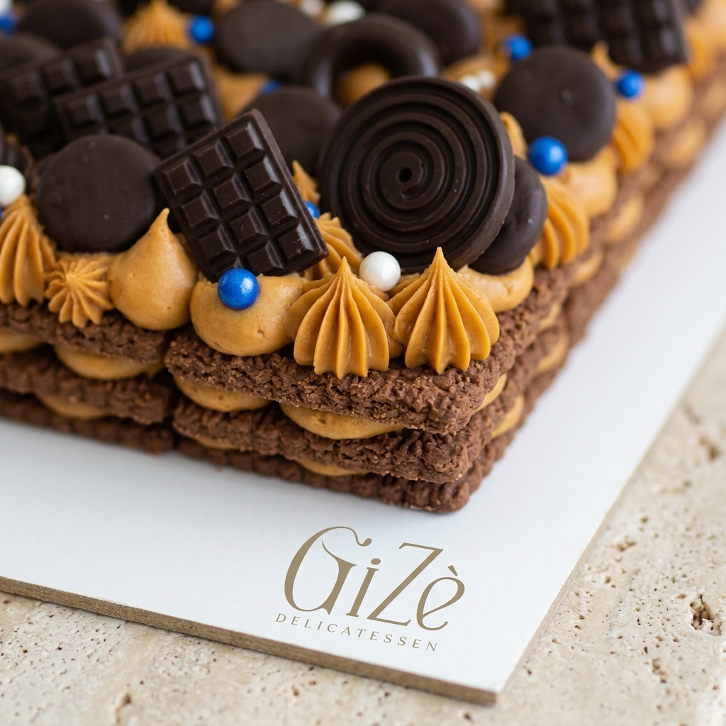 Chocotorta Tradicional — Detalle de Texturas Artesanales
