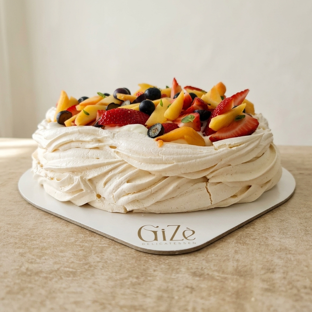 Pavlova Frutal — Vista Frontal Artesanal