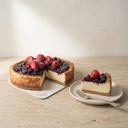 Cheesecake NY — Porción Servida en Plato