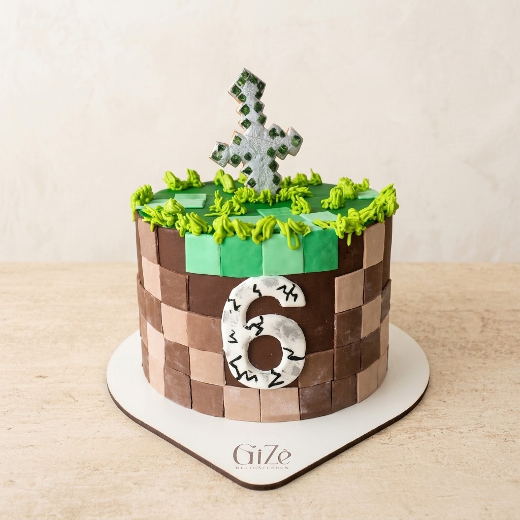 Minecraft Bloque Pixelado 3D