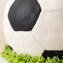 Pelota de Fútbol 3D · Detalle de Costuras y Césped